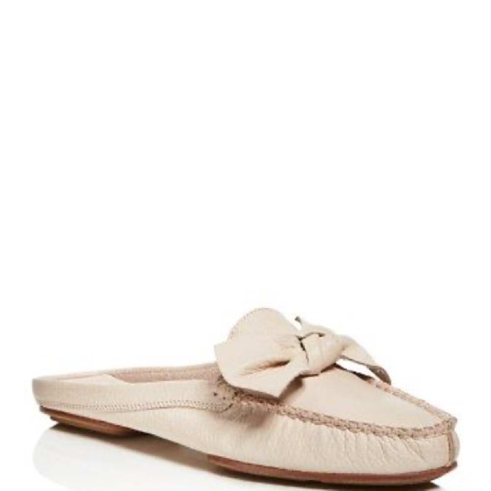 Kate Spade Mallory Mules in Soft Rose Leather (in Box, size 9.5)